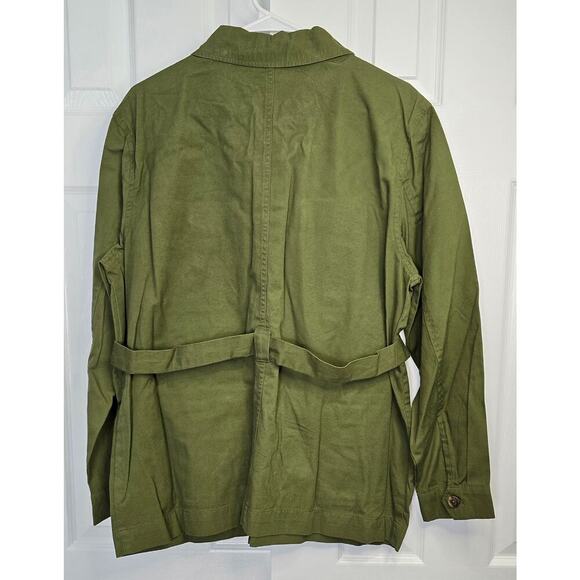 A New Day Women's Olive Green Utility Trucker Jacket- Size XL - Picture 2 of 5